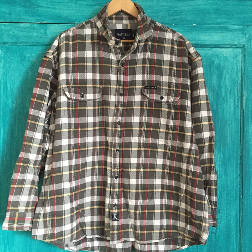 Vintage 1990s Nautica jeans button down.